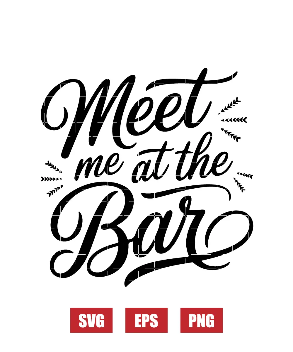 Meet Me At The Bar Svg