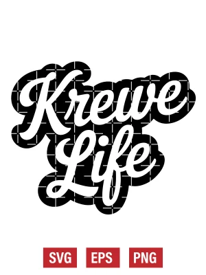 Krewe Life Svg