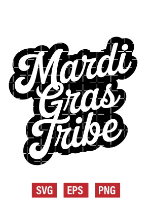 Mardi Gras Tribe Svg