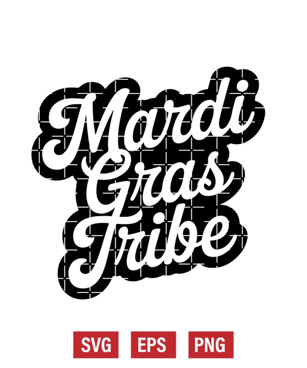 Mardi Gras Tribe Svg