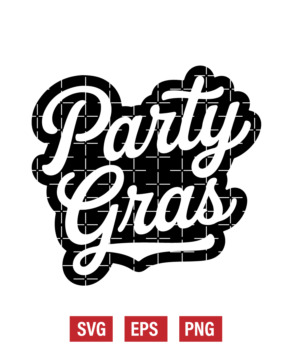 Party Gras Svg
