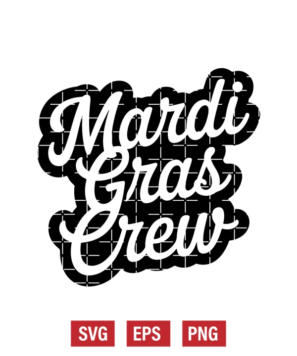 Mardi Gras Crew Svg