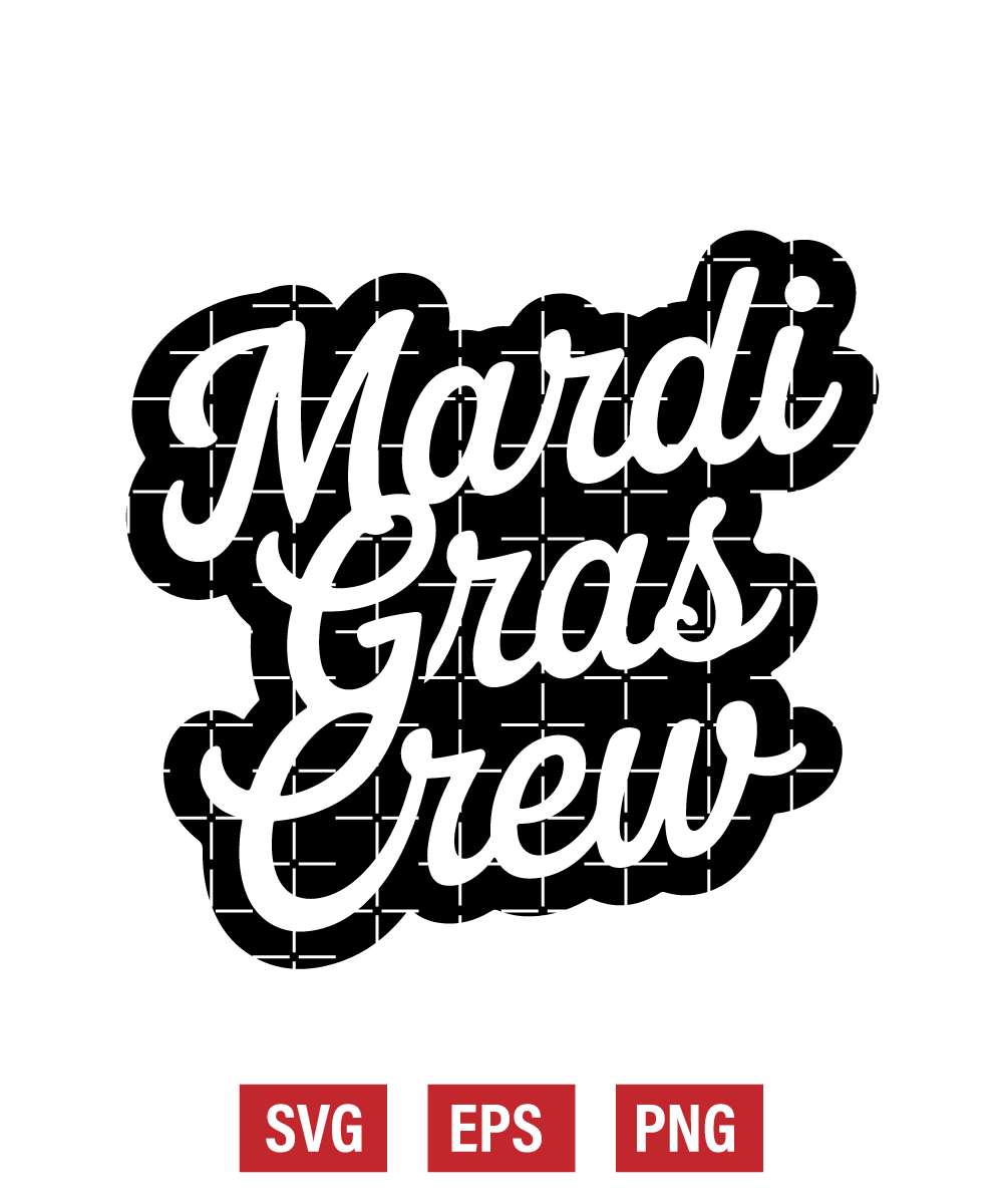 Mardi Gras Crew Svg
