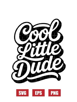 Cool Little Dude Svg