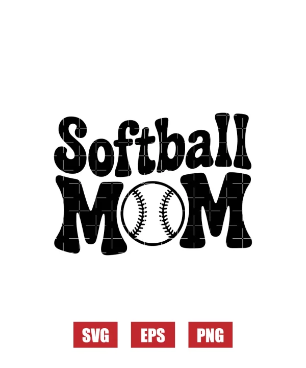 Softball Mom Svg