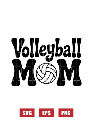 Volleyball Mom Svg