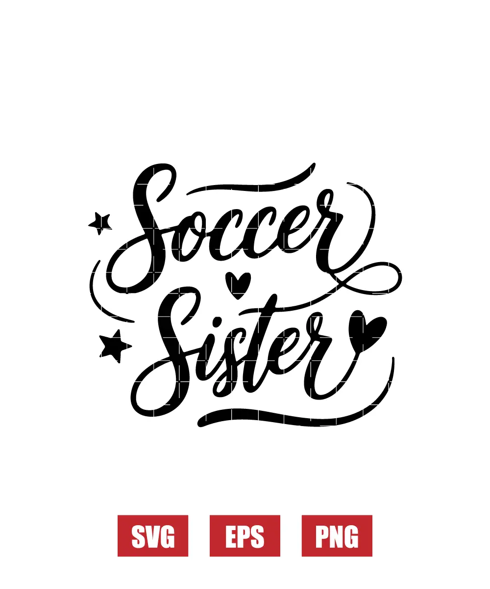 Soccer Sister Svg