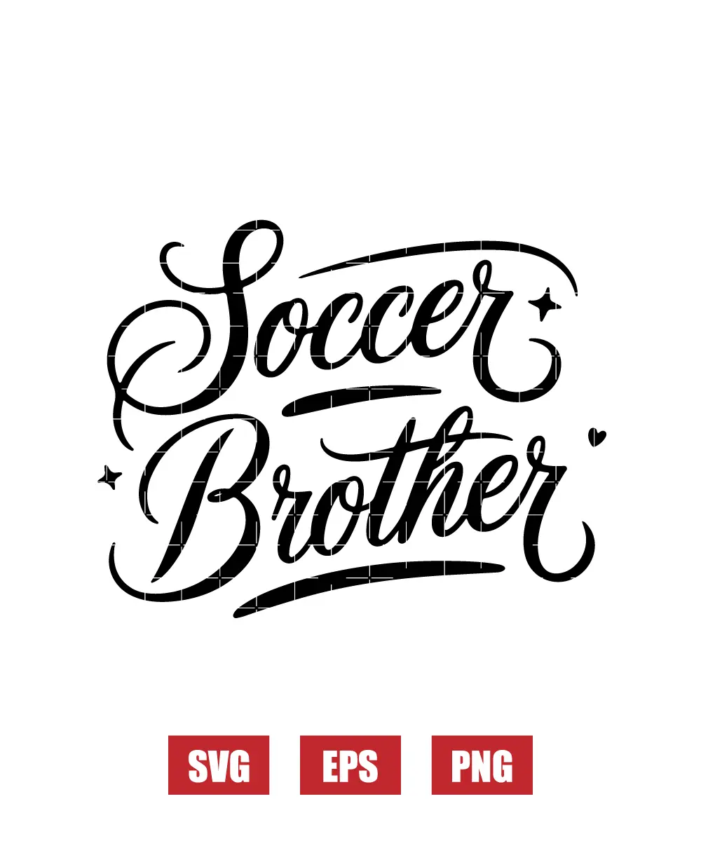 Soccer Brother Svg