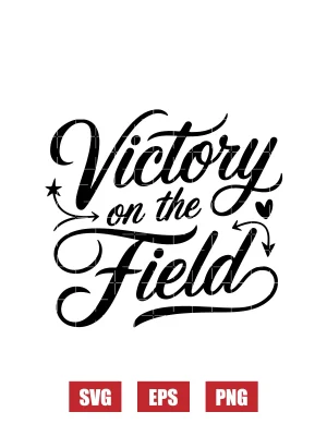 Victory On The Field Svg