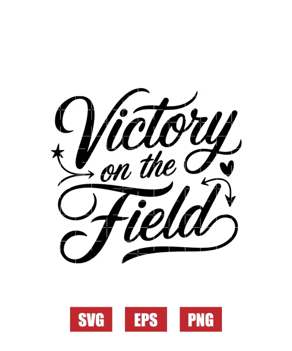 Victory On The Field Svg