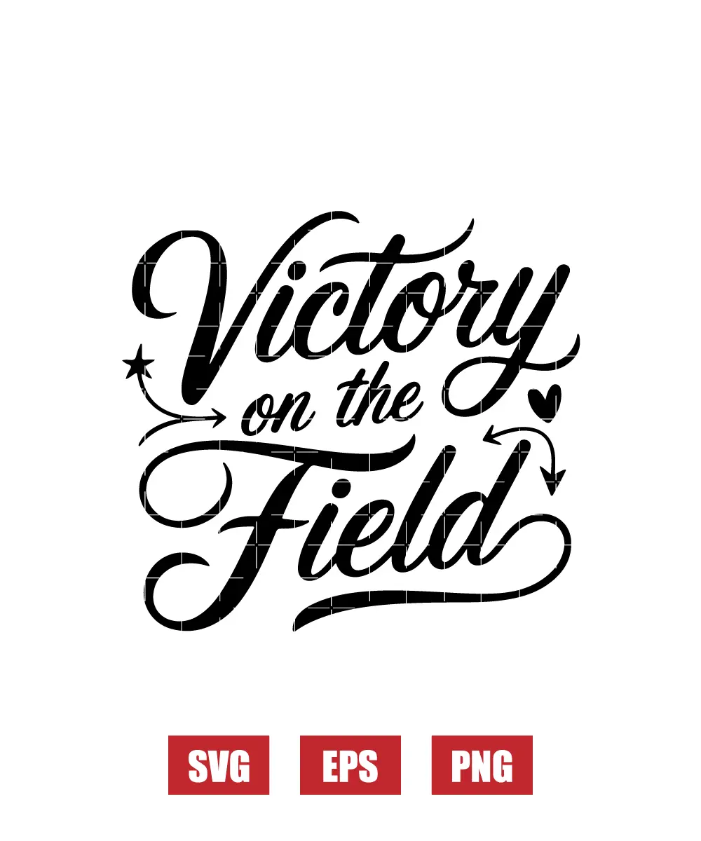 Victory On The Field Svg