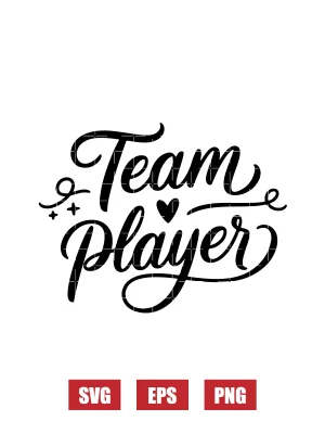 Team Player Svg