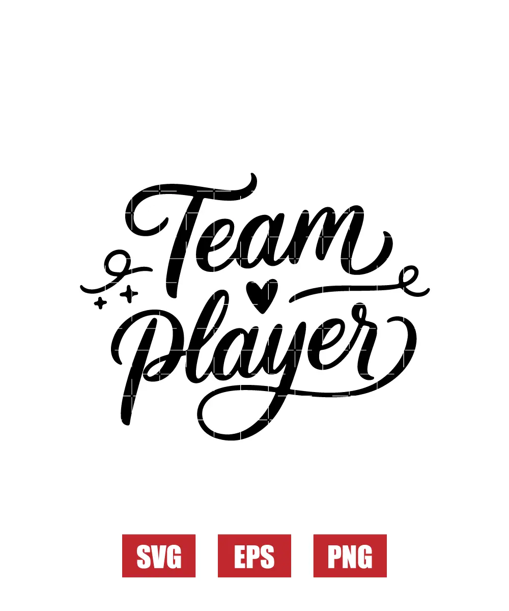 Team Player Svg