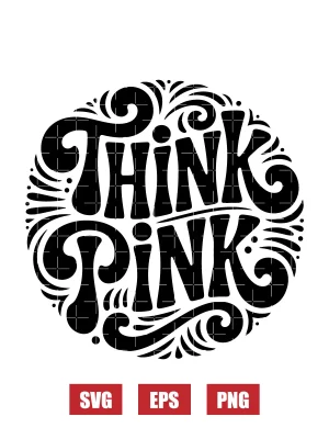 Think Pink Svg