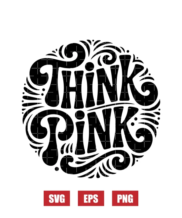 Think Pink Svg