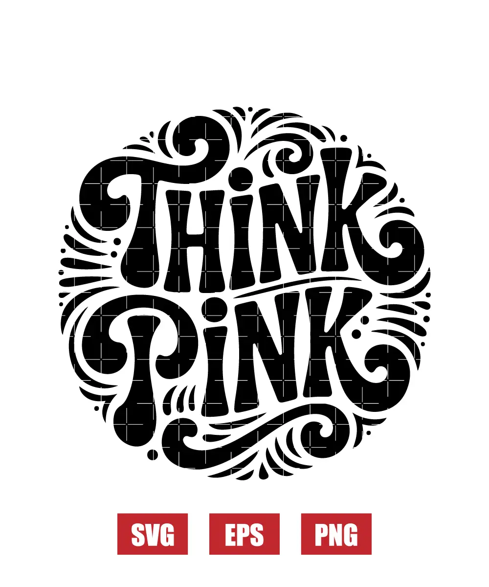Think Pink Svg