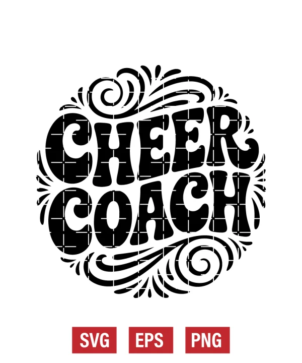 Cheer Coach Svg