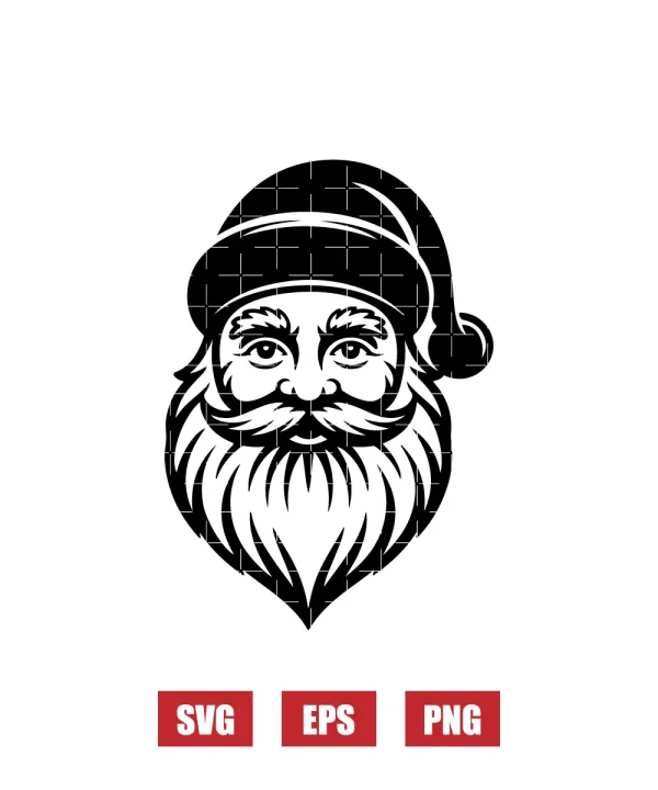 Vintage Santa Svg