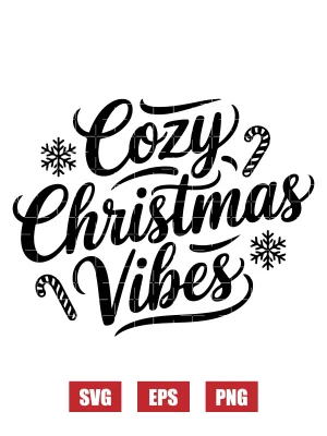 Cozy Christmas Vibes Svg