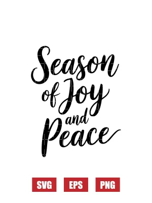 Season Of Joy And Peace Svg