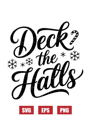 Deck The Halls Svg