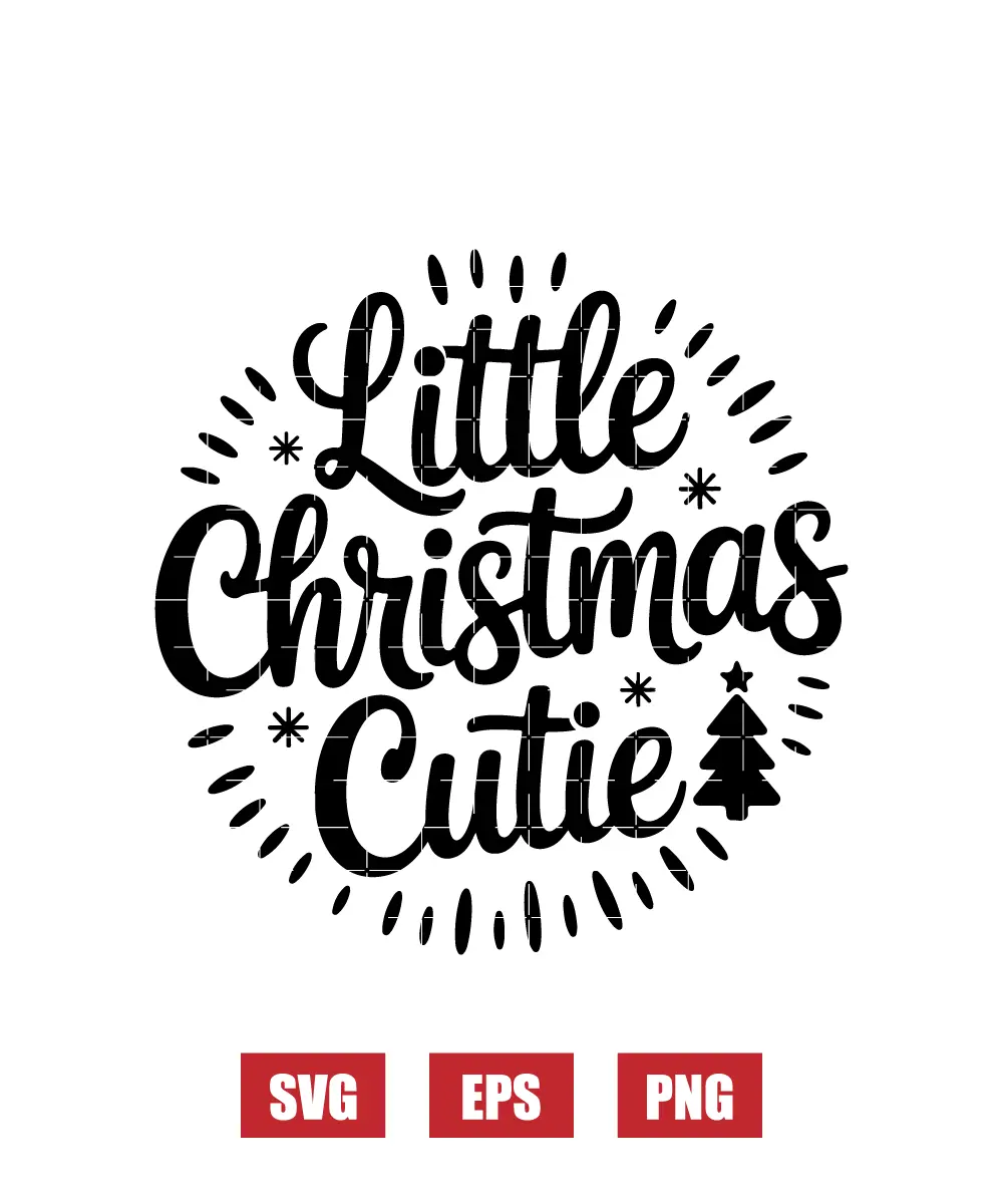 Little Christmas Cutie Svg