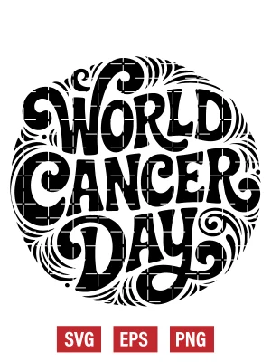 World Cancer Day Svg