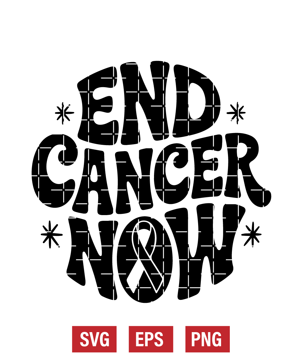 End Cancer Now Svg