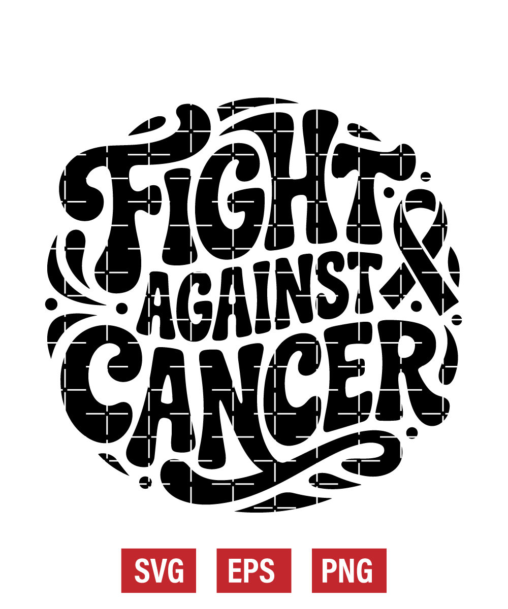 Fight Against Cancer Svg