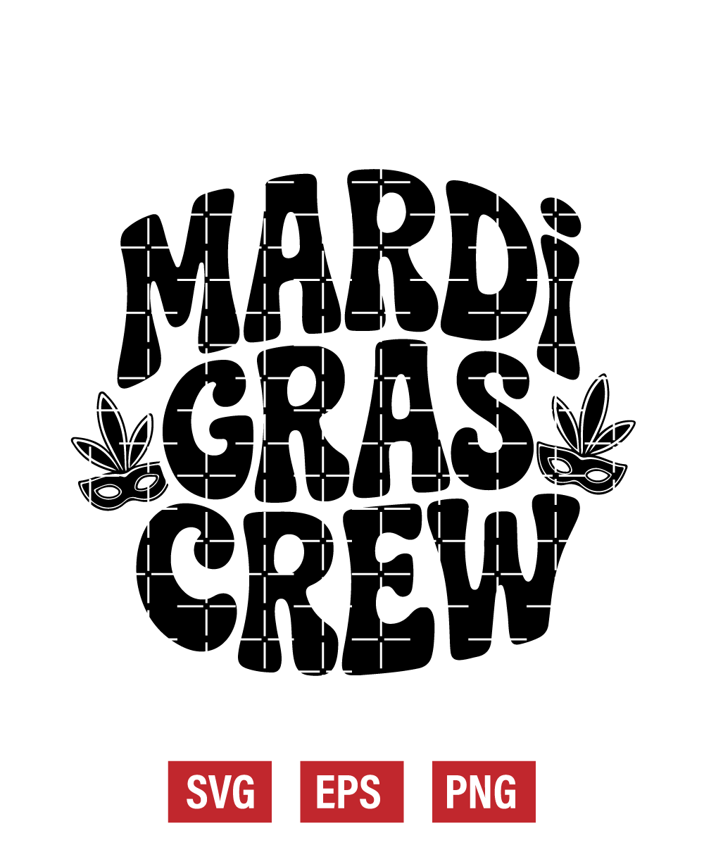 Mardi Gras Crew Svg