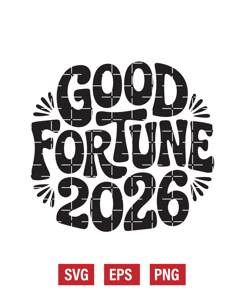 Good Fortune 2026 Svg