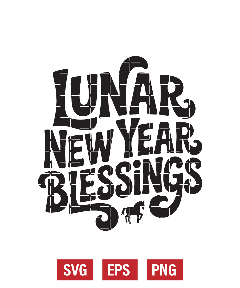 Lunar New Year Blessings Svg