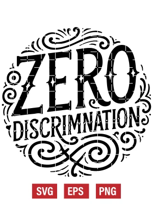 Zero Discrimination Svg