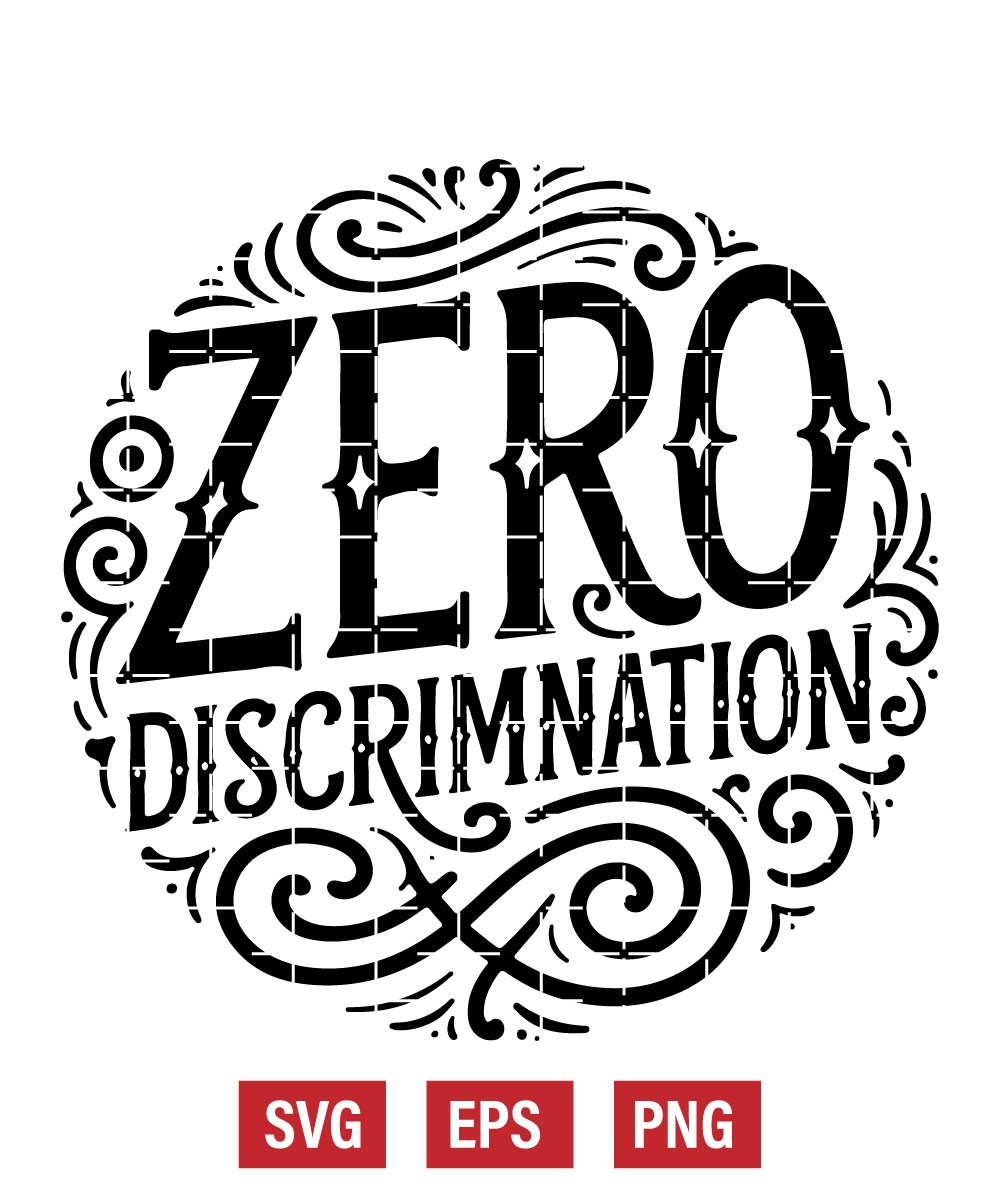 Zero Discrimination Svg