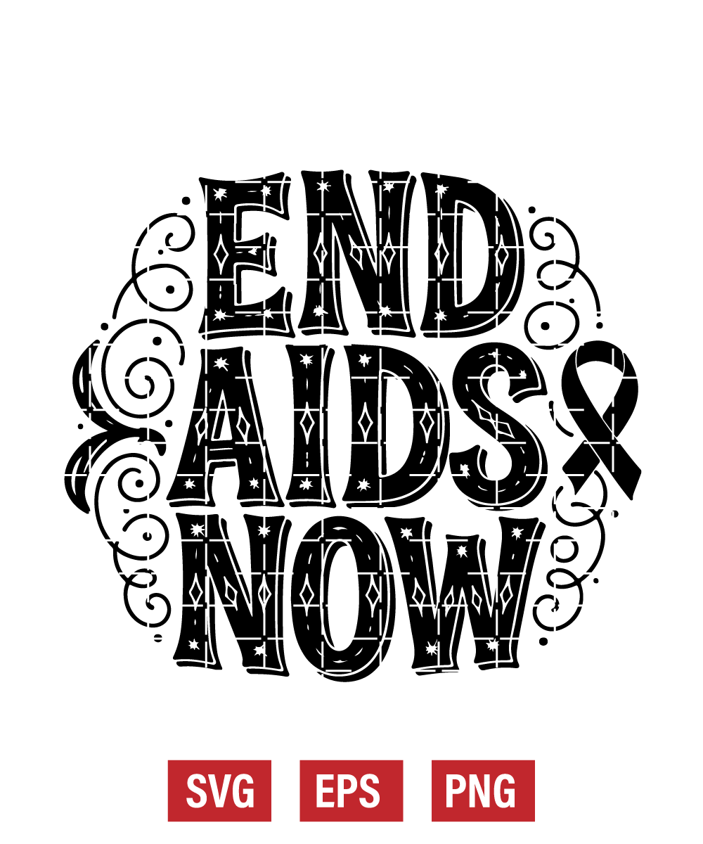End AIDS Now Svg