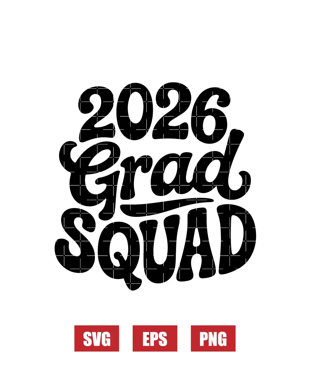 2026 Grad Squad Svg