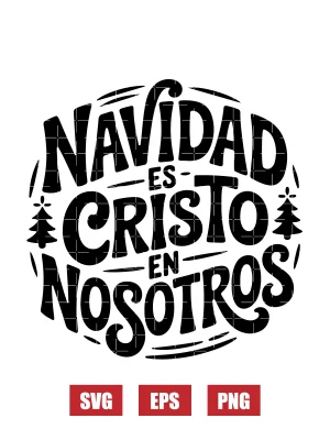 Navidad Es Cristo En Nosotros Svg