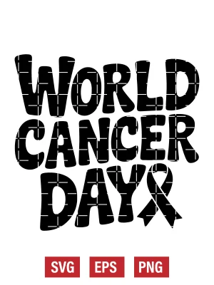 World Cancer Day Svg
