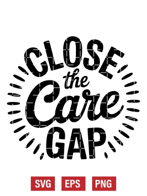 Close The Care Gap Svg