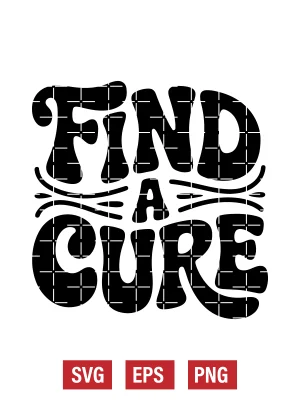 Find A Cure Svg