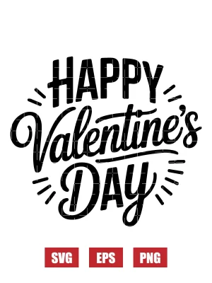 Happy Valentine’s Day Svg