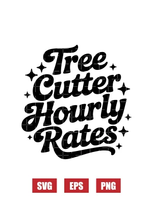 Tree Cutter Hourly Rates Svg
