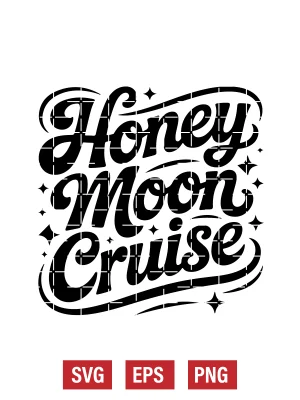 Honey Moon Cruise Svg