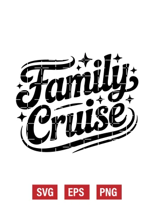 Family Cruise Svg