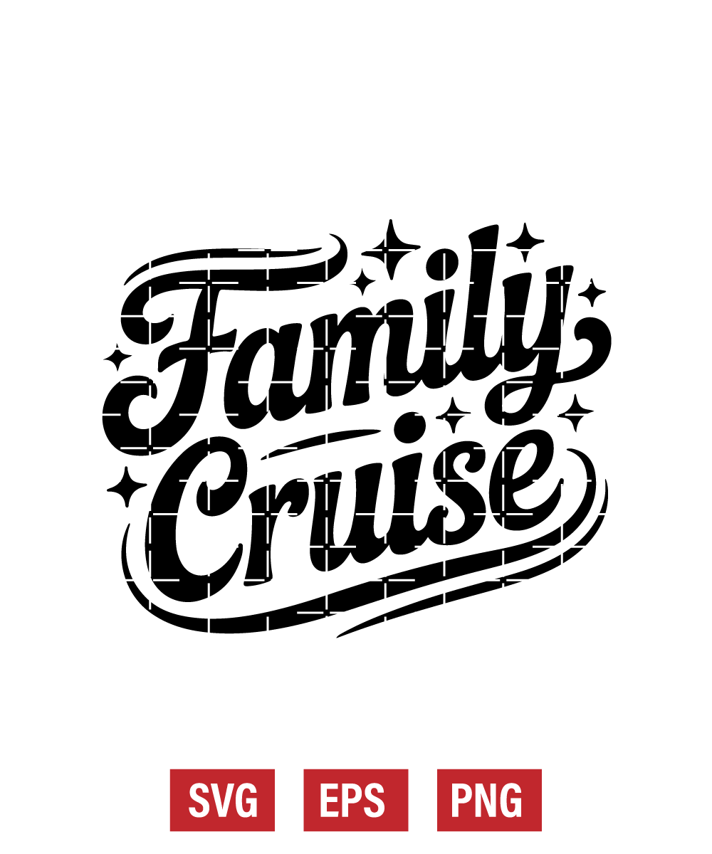 Family Cruise Svg