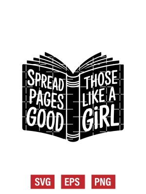 Spread Pages Those Like a Good Girl Svg
