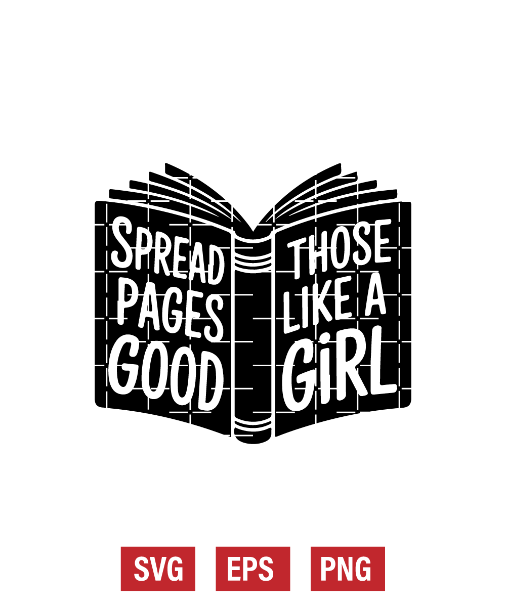 Spread Pages Those Like a Good Girl Svg