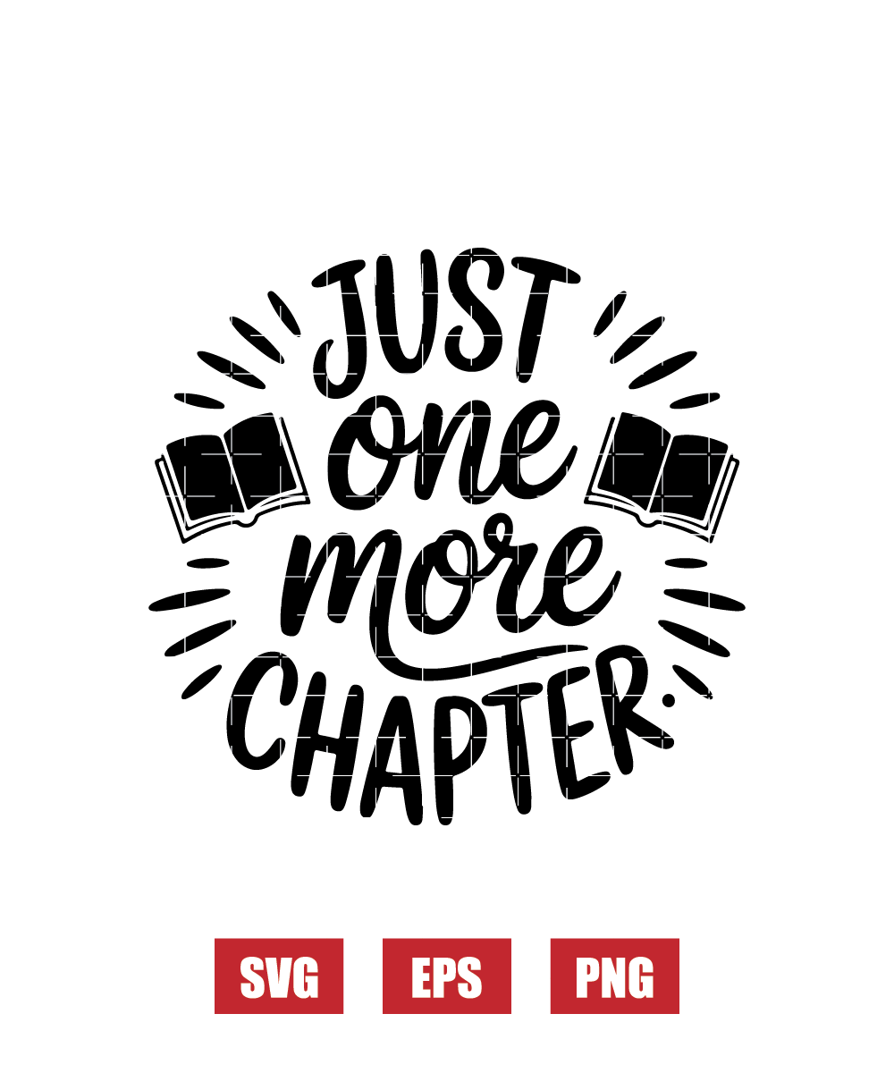 Just One More Chapter Svg