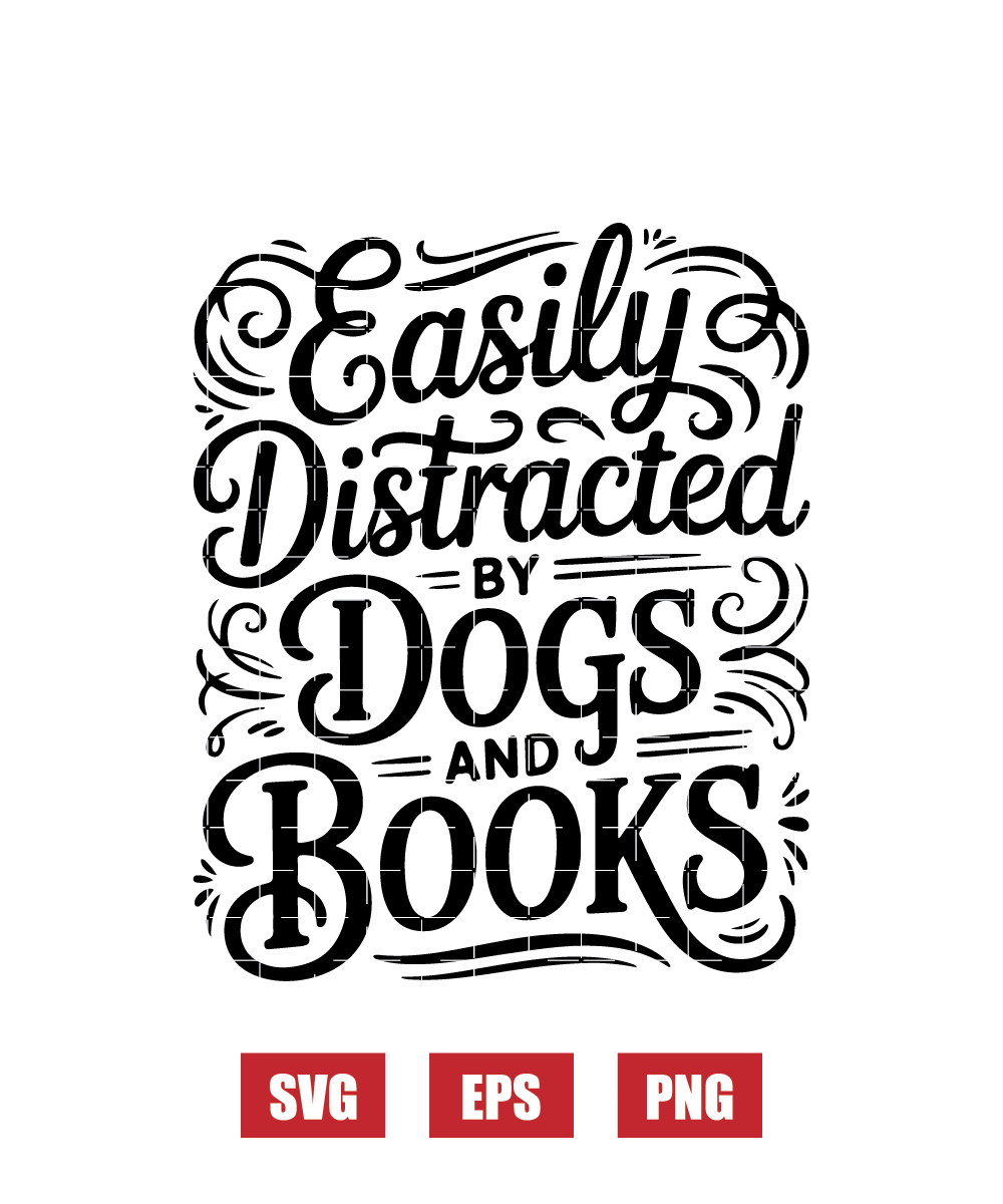 Easily Distracted by Rabbits Svg